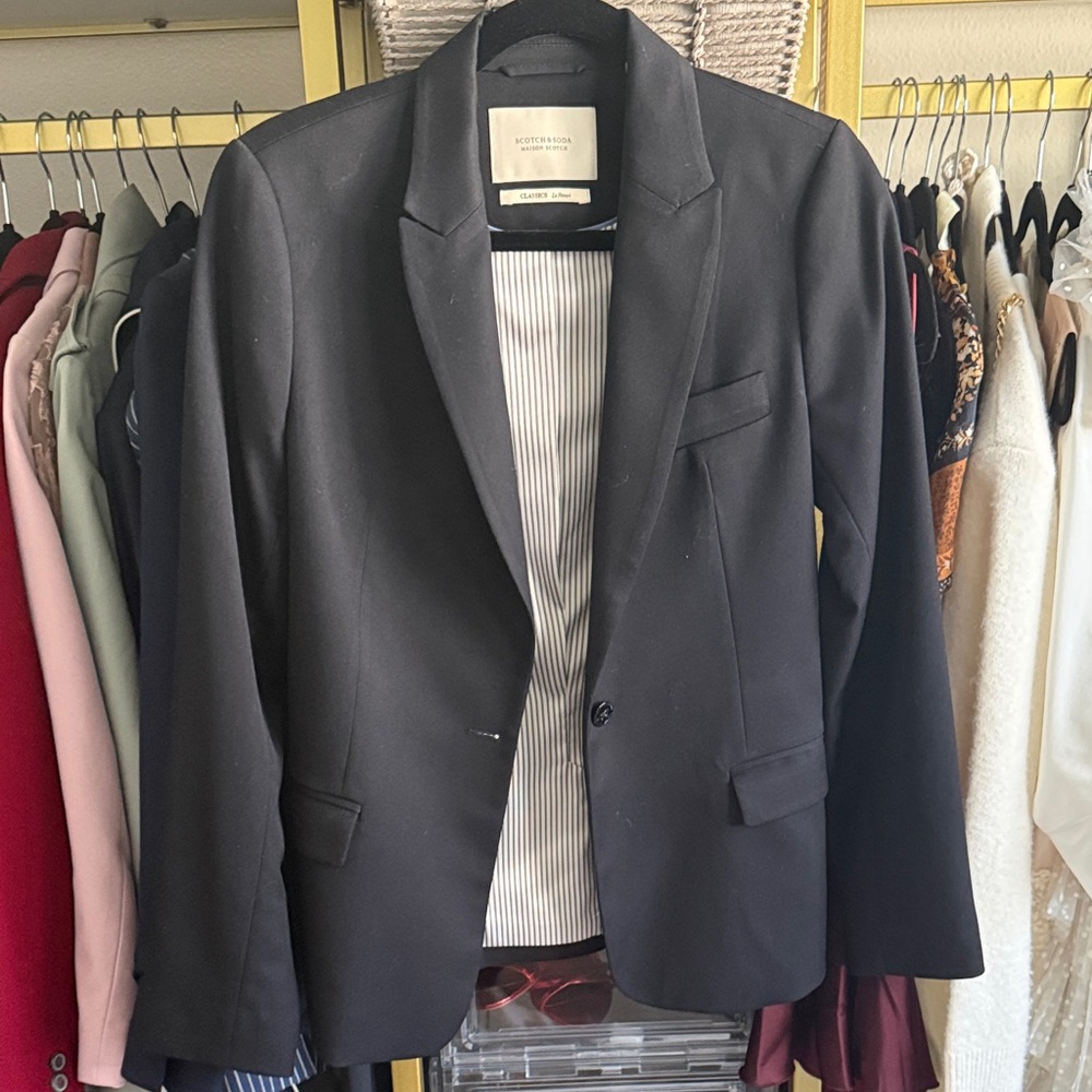 Scotch & Soda Classic Black Blazer